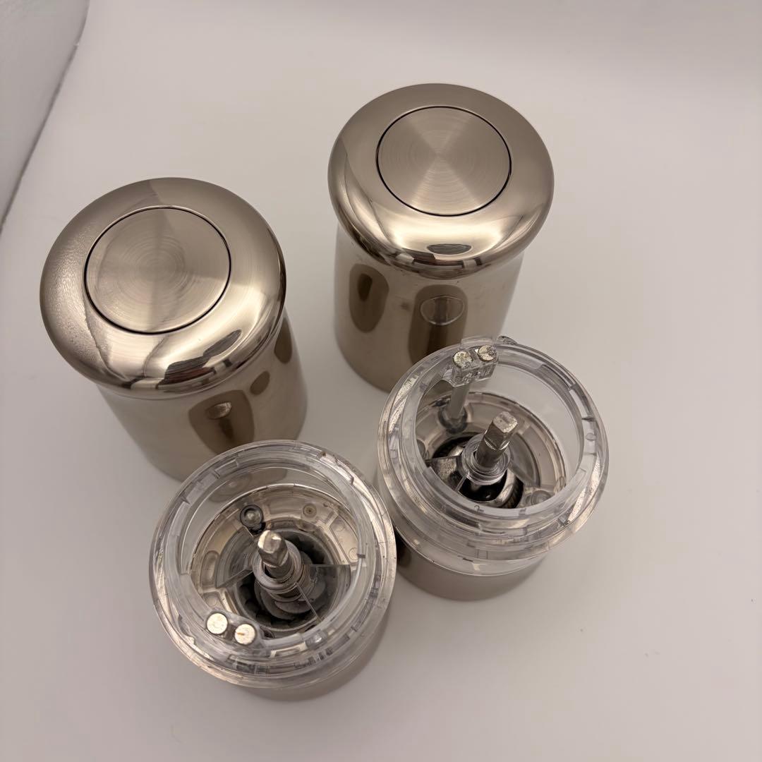 PEUGEOT ペッパー ソルト ミル セット ステンレス スチール プジョー