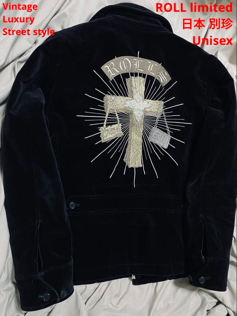 ROLL 日本製限定別珍　ジャケット スカジャン Vintage unisex