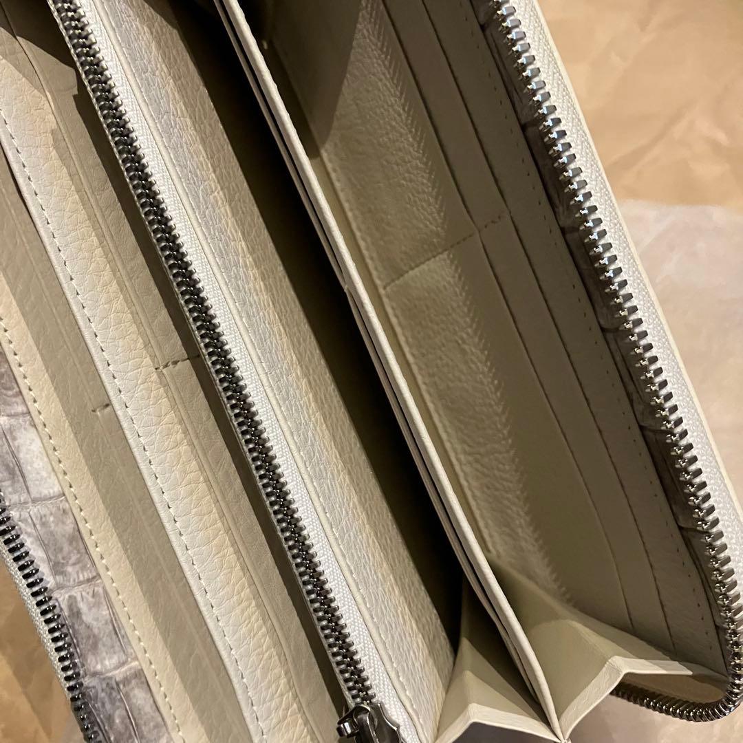 TOKYO CROCODILE クロコダイル長財布 ホワイト