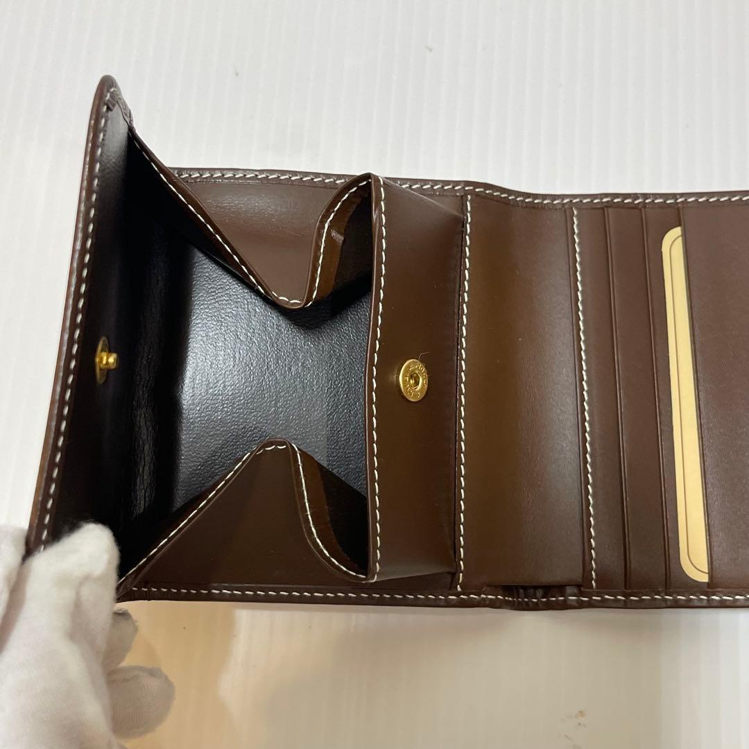 新品未使用【ハンティングワールド】折り財布 レザーキャンバス BOX型小銭入れ