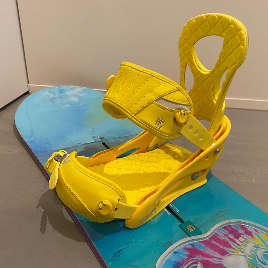 Burton スノーボード 144cm イエロー