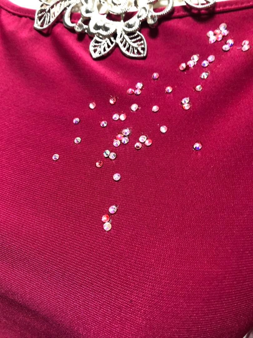 社交ダンス練習着レッスン着パーティChacott花柄スカートドレストップスおまけ