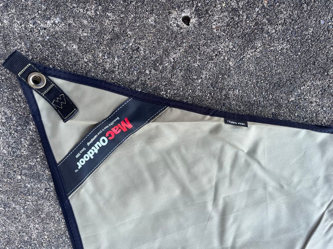 macone マックワン　タープ L グラスカーキ　希少