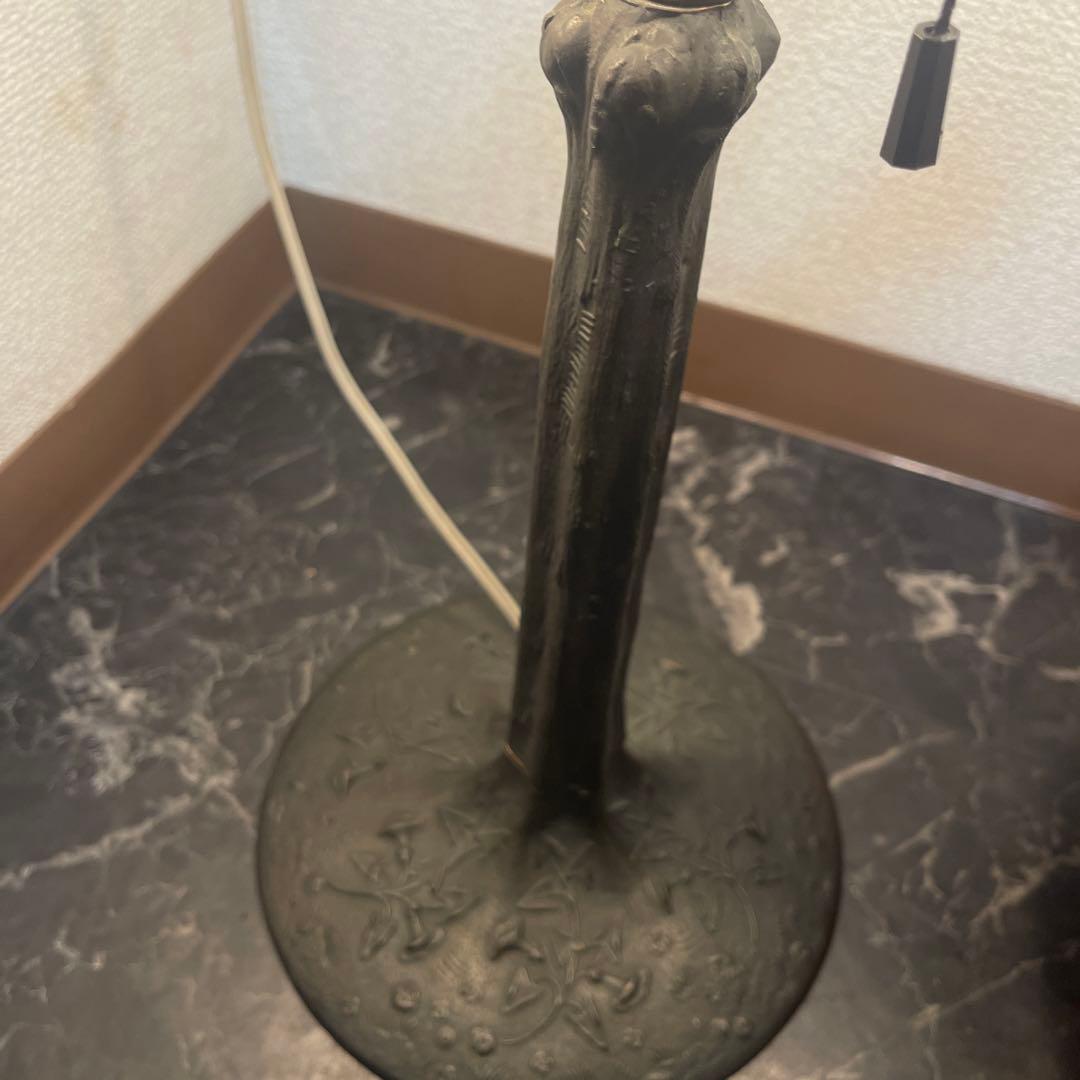 アンティーク　ステンドグラスランプ ハンドメイド