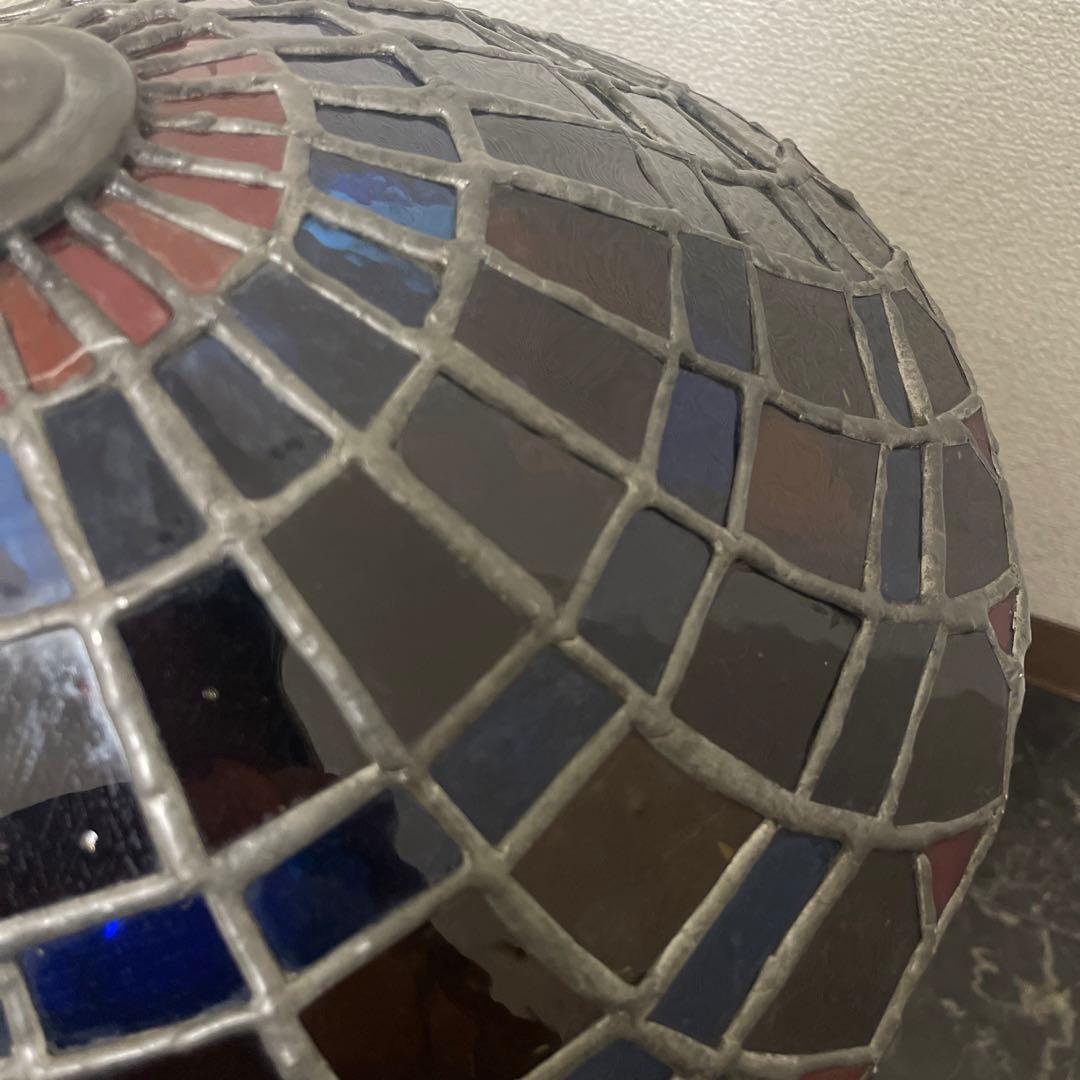 アンティーク　ステンドグラスランプ ハンドメイド