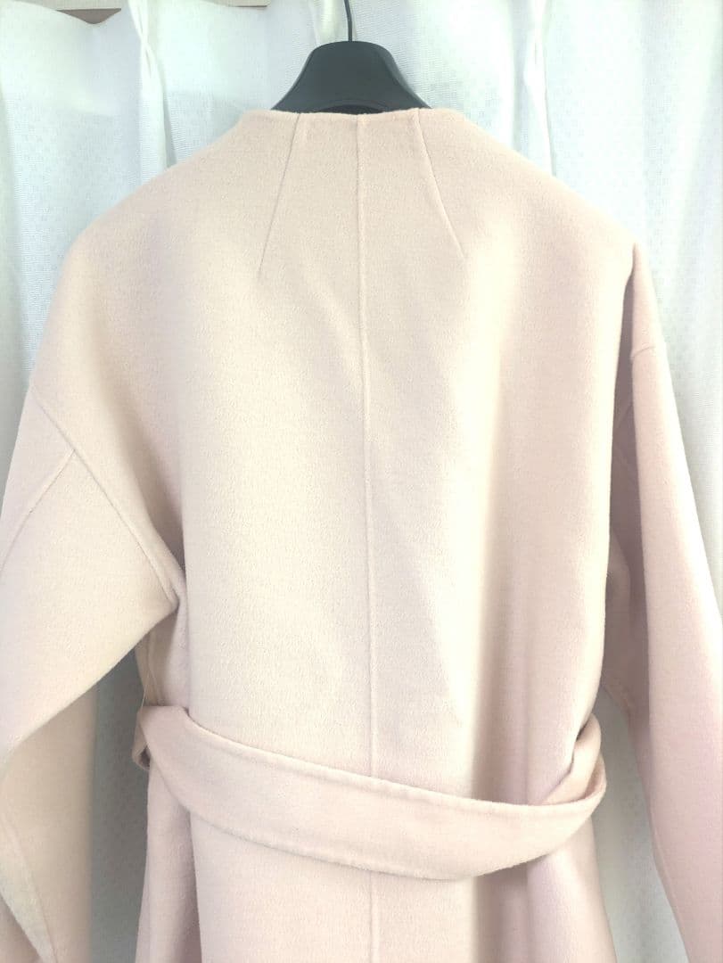 美品【uncrave】アンクレイブ ピンク ロングコート