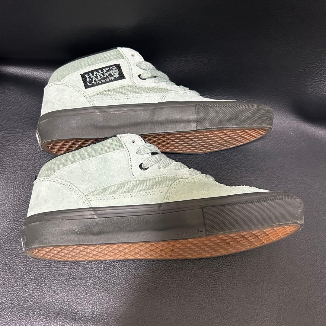 【一回のみ着用】ハーフキャブ　グレーオリーブ26.5 HALF CAB VANS