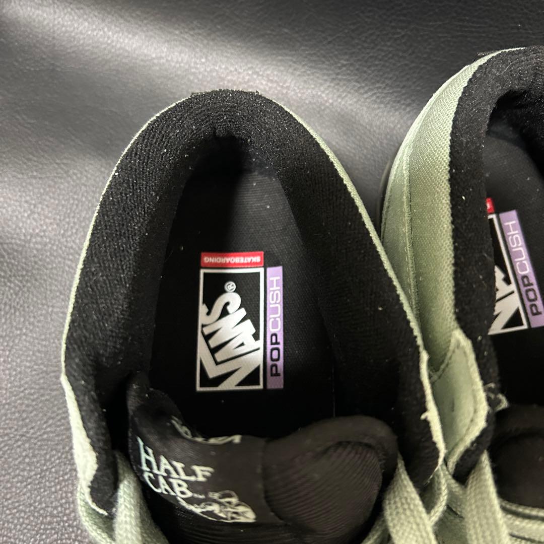 【一回のみ着用】ハーフキャブ　グレーオリーブ26.5 HALF CAB VANS