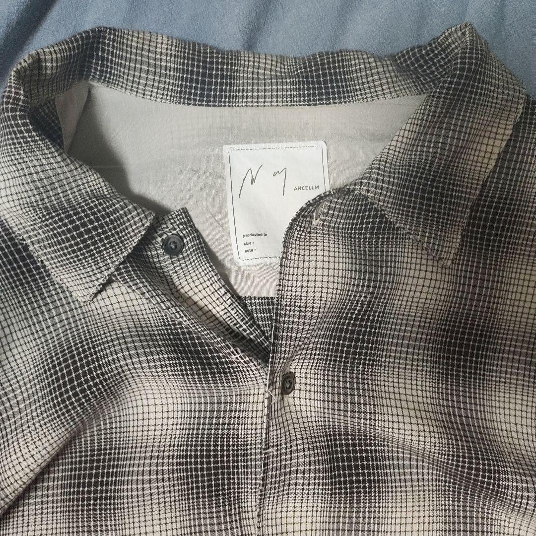 ANCELLM OMBRECHECK SHIRT　size2