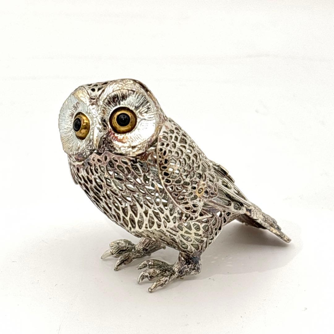 Christofle クリストフル フクロウ オブジェ 置物