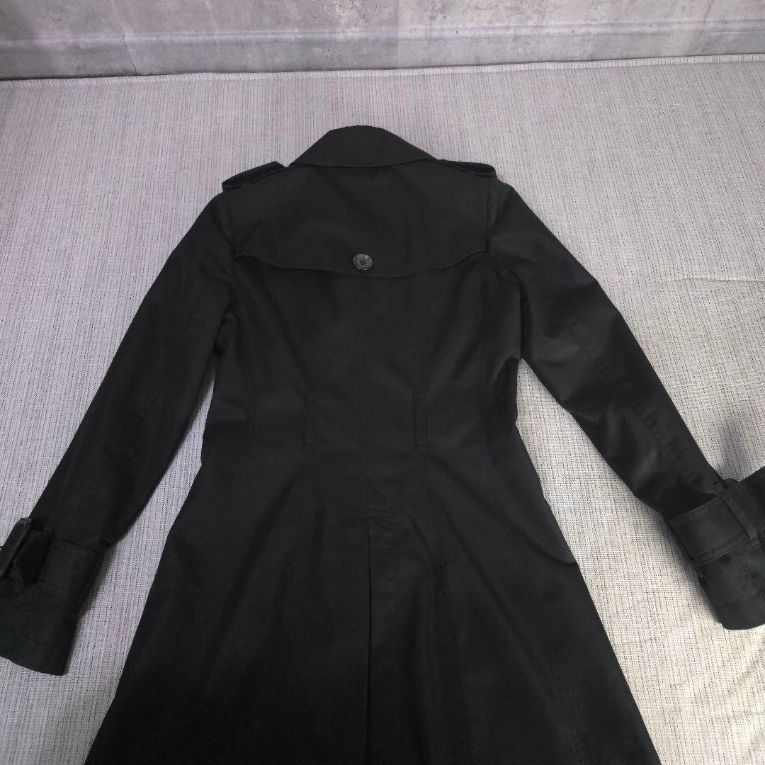 バーバリー　BURBERRY　トレンチコート　ブラック　Aライン