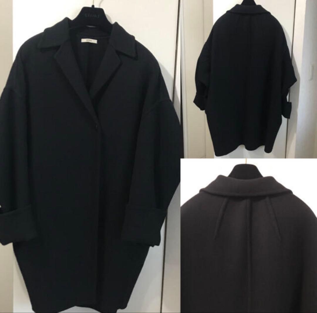 2014AW☆celineセリーヌ☆フィービー☆コート 黒 36