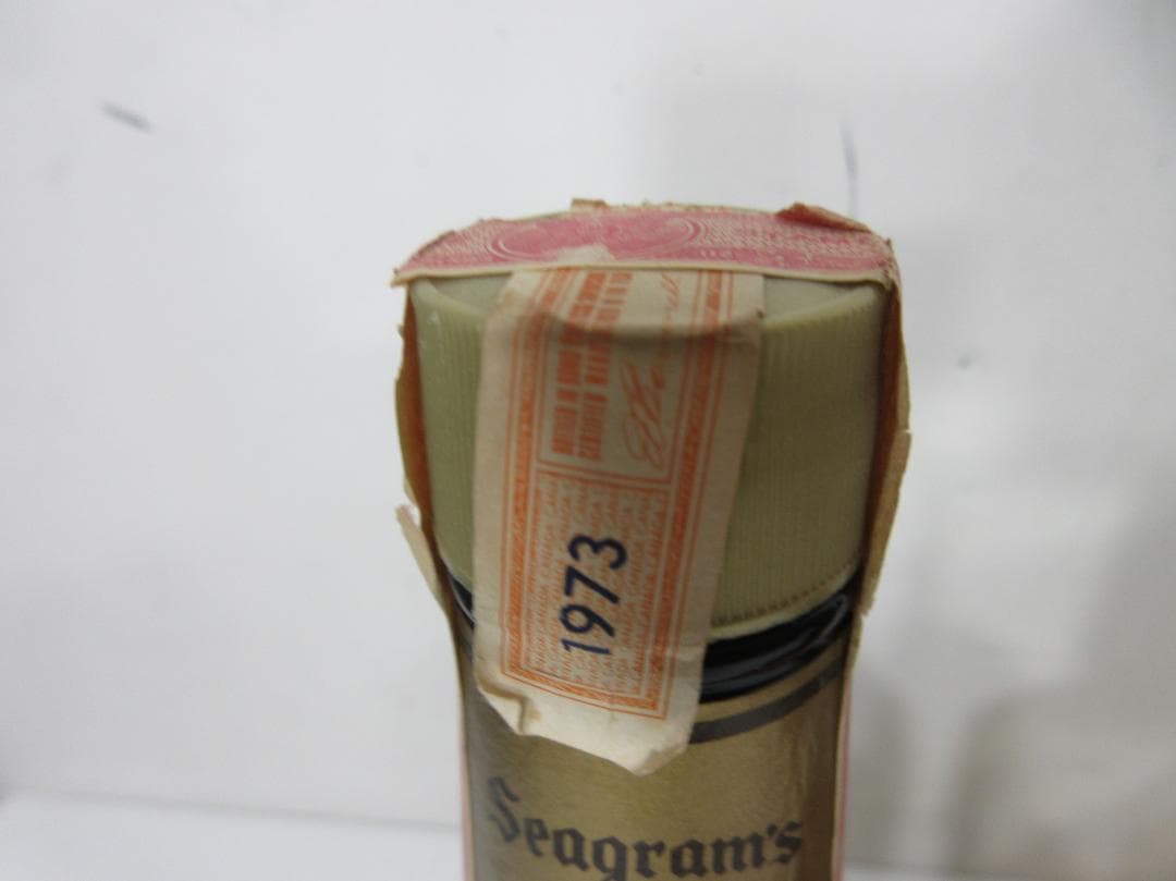 古酒 Seagram's V.O. 6年熟成ウイスキー 1973年製まとめて5本