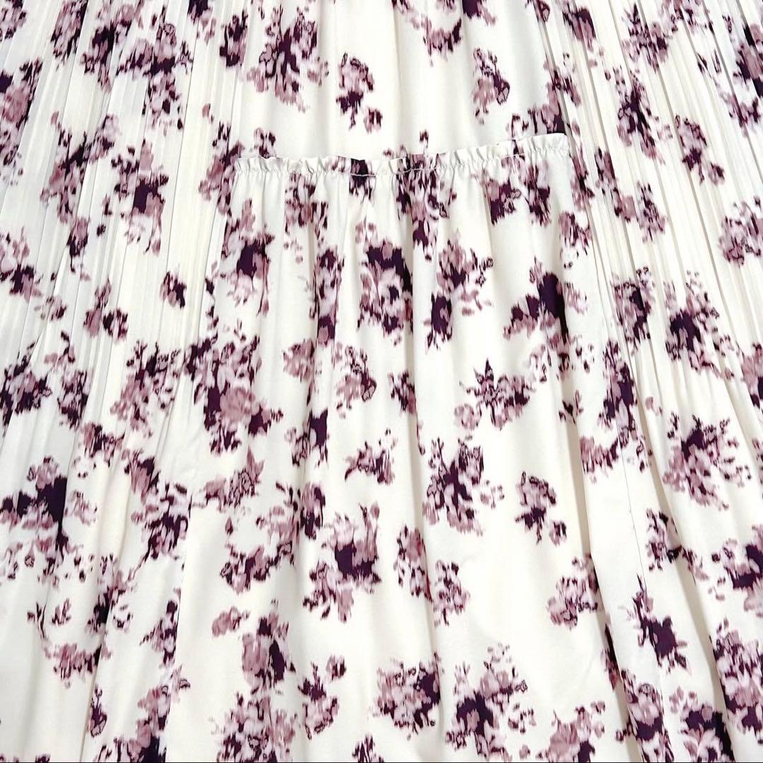 ワンピース Grasse Floral Pleated Dress M