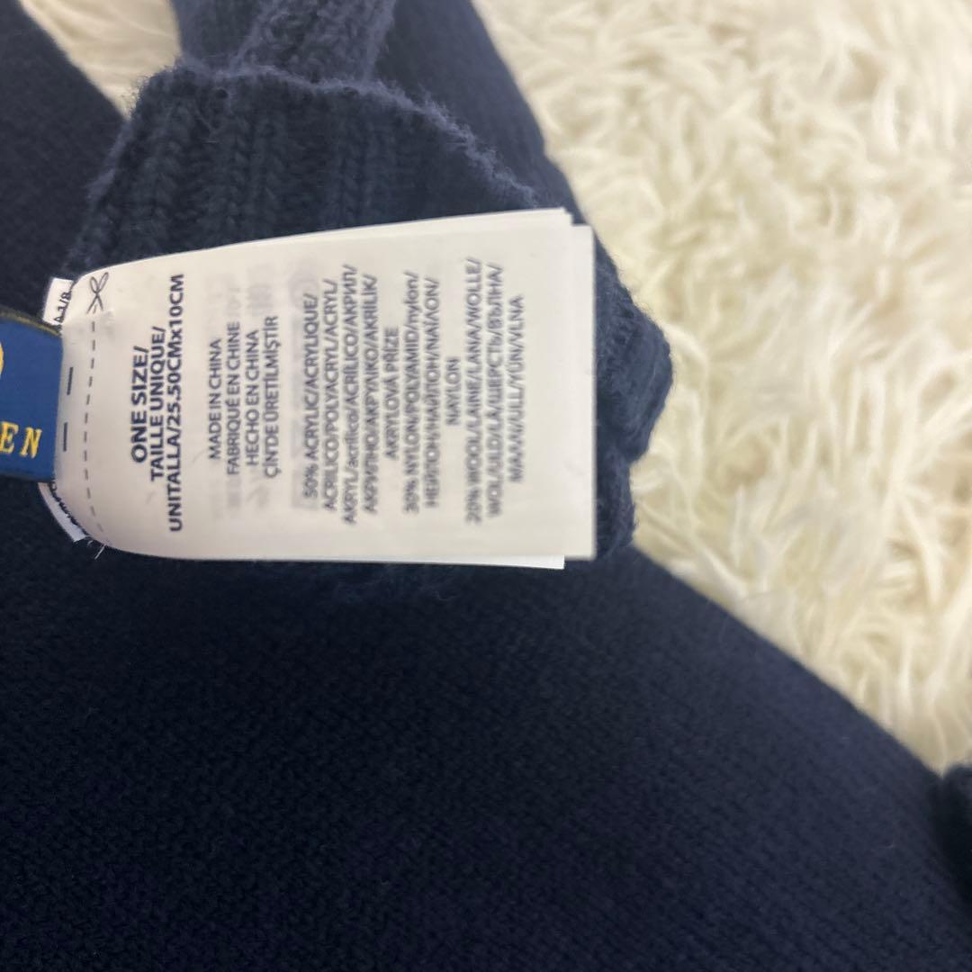 【極美品】Polo Ralph Lauren ポロベア　マフラー 手袋 セット