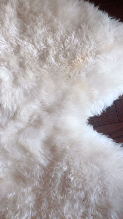 オーストラリア製リアルムートンラグ☆20万ラグマットzaraザラホーム