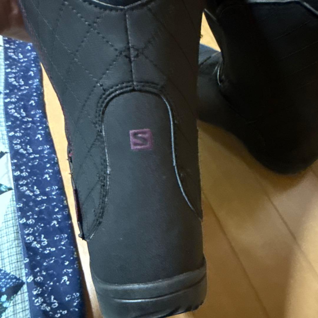 Salomon レディース スノーボードブーツ ブラック/パープル 24cm