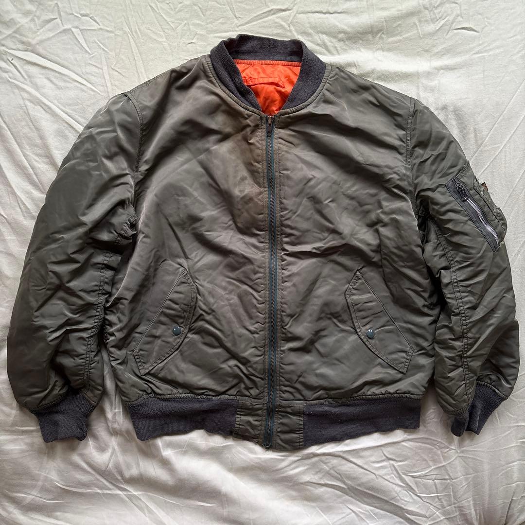 【90s】USA製 ALPHA MA-1 フライトジャケット リバーシブル