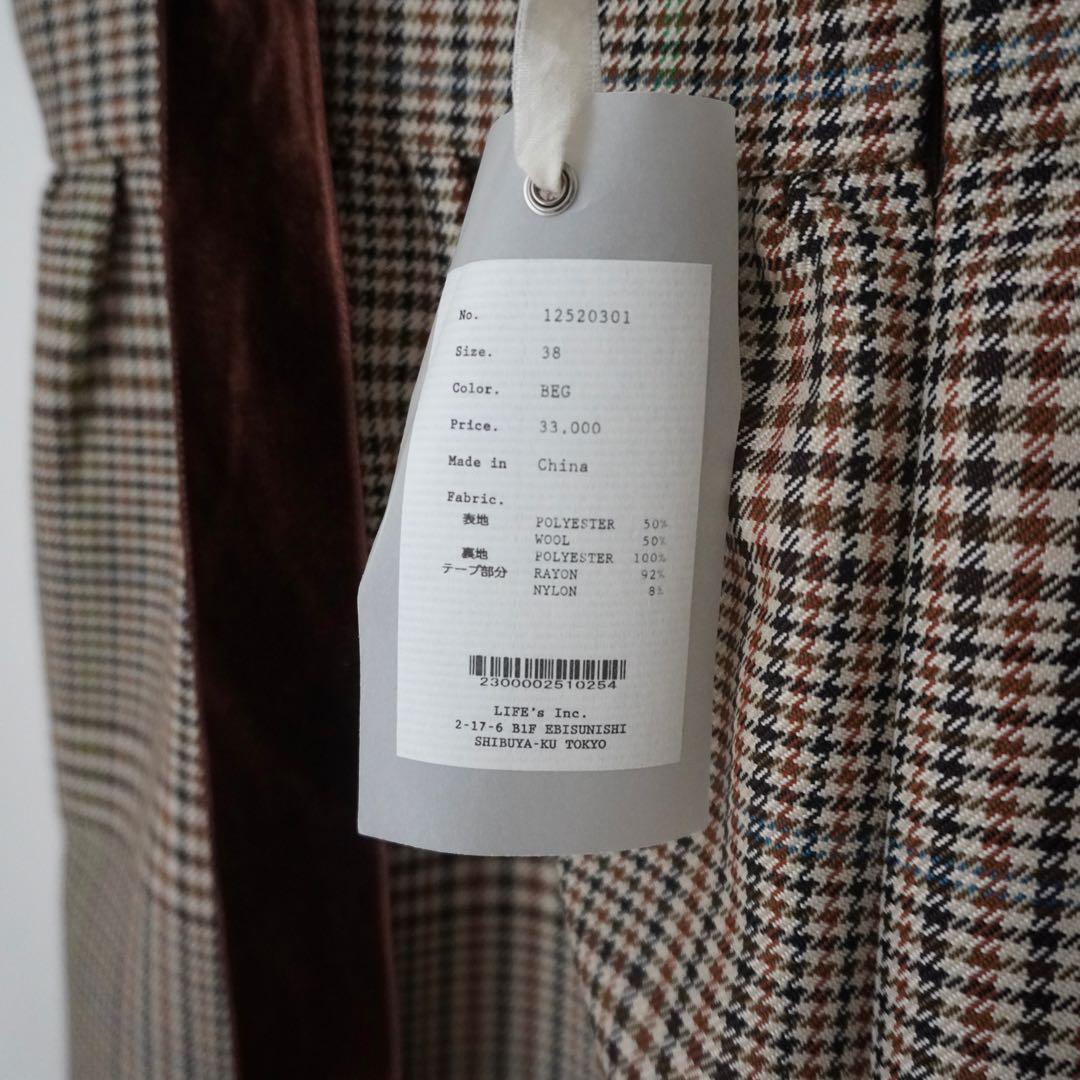 TODAYFUL Check Wide Combinaison 未使用