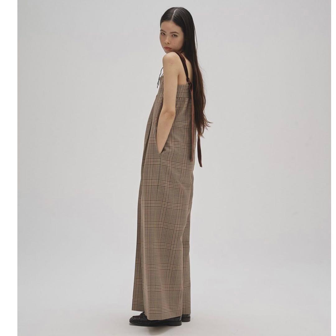 TODAYFUL Check Wide Combinaison 未使用