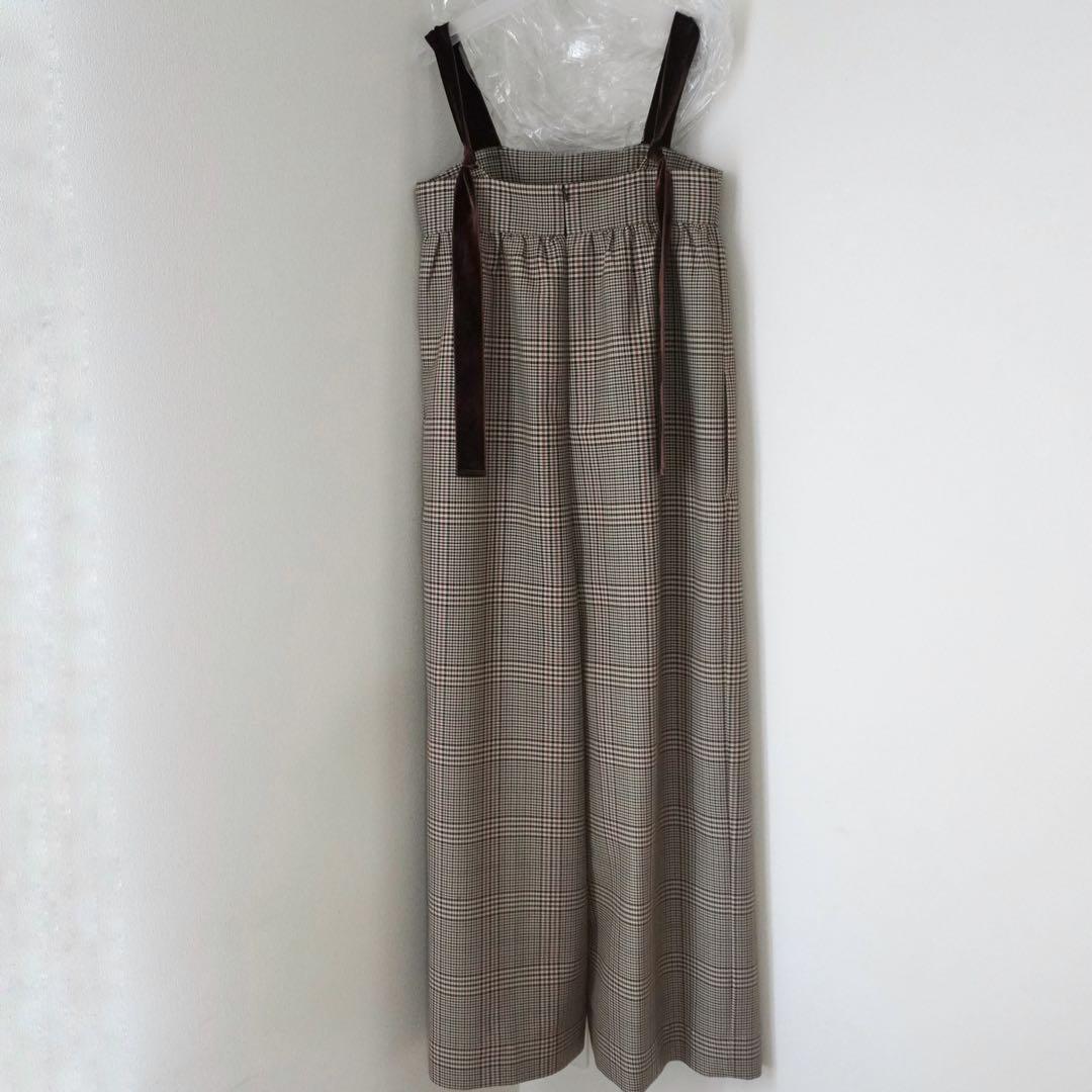 TODAYFUL Check Wide Combinaison 未使用