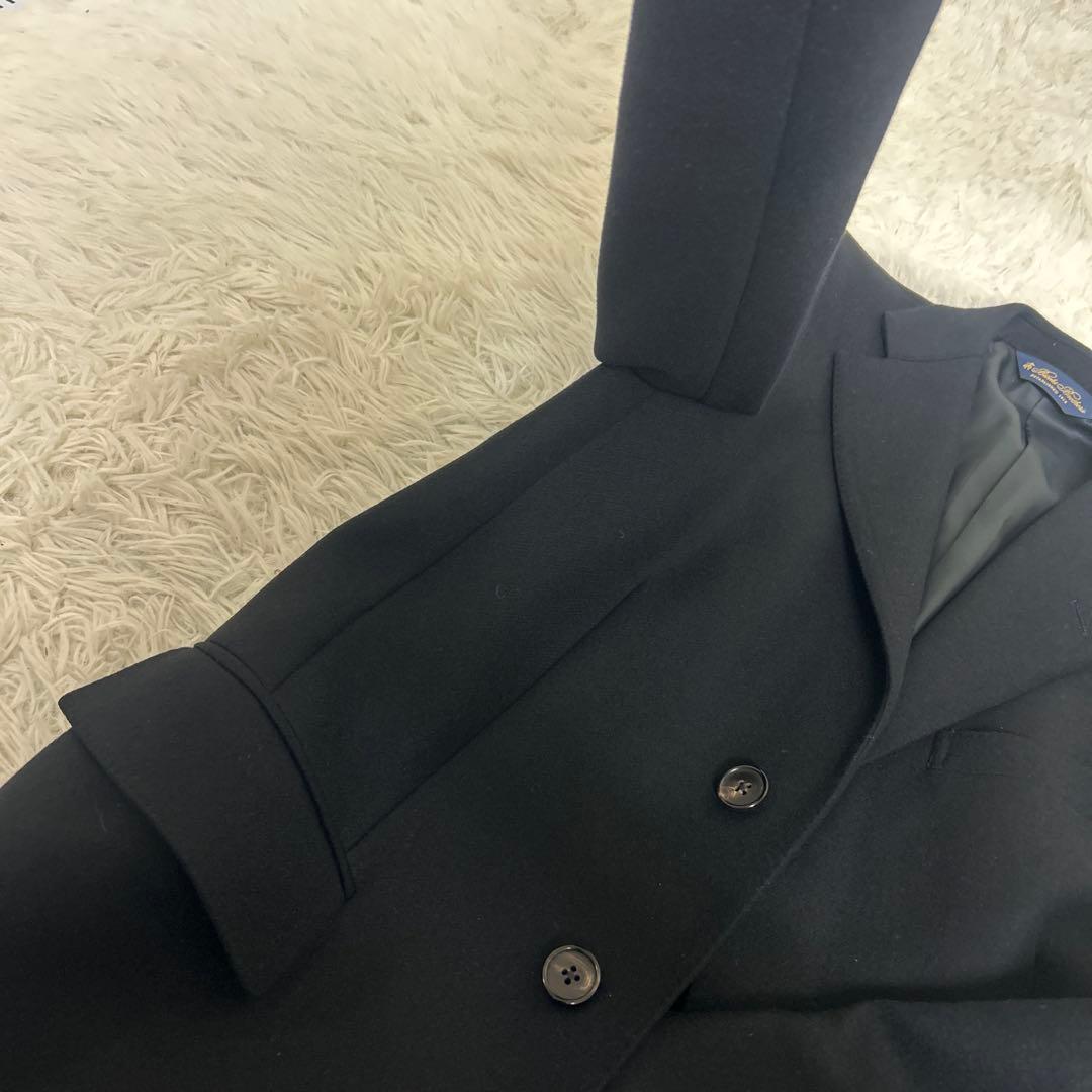 【極美品】ブルックスブラザーズ チェスターコート 比翼　ブラック 36 近年