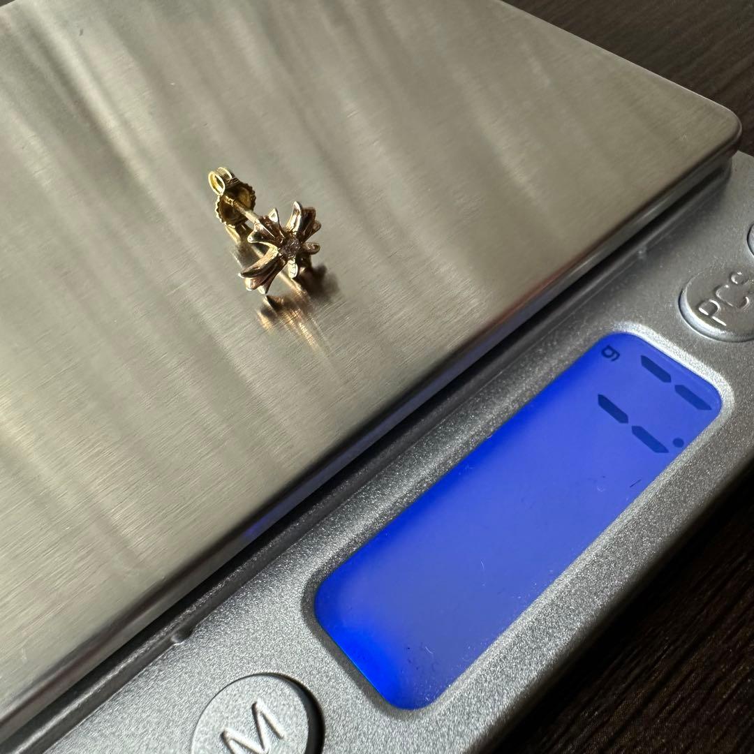 ■ Chrome Hearts 22k スタッド CHプラス ピアス ■ 1D