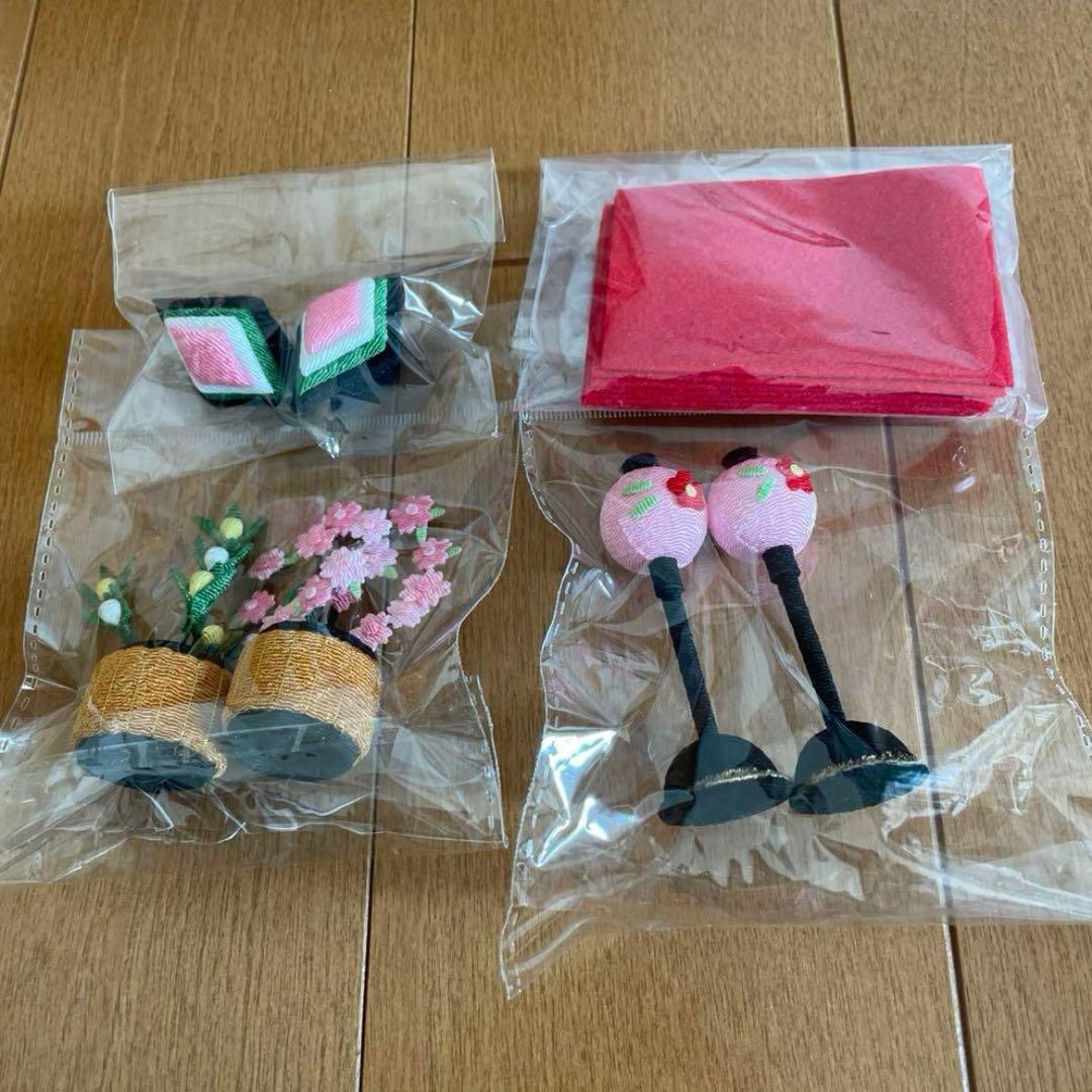 雛人形 おしゃれ 縮緬人形　ひな人形 かわいい ちりめん ひな人形　龍虎作