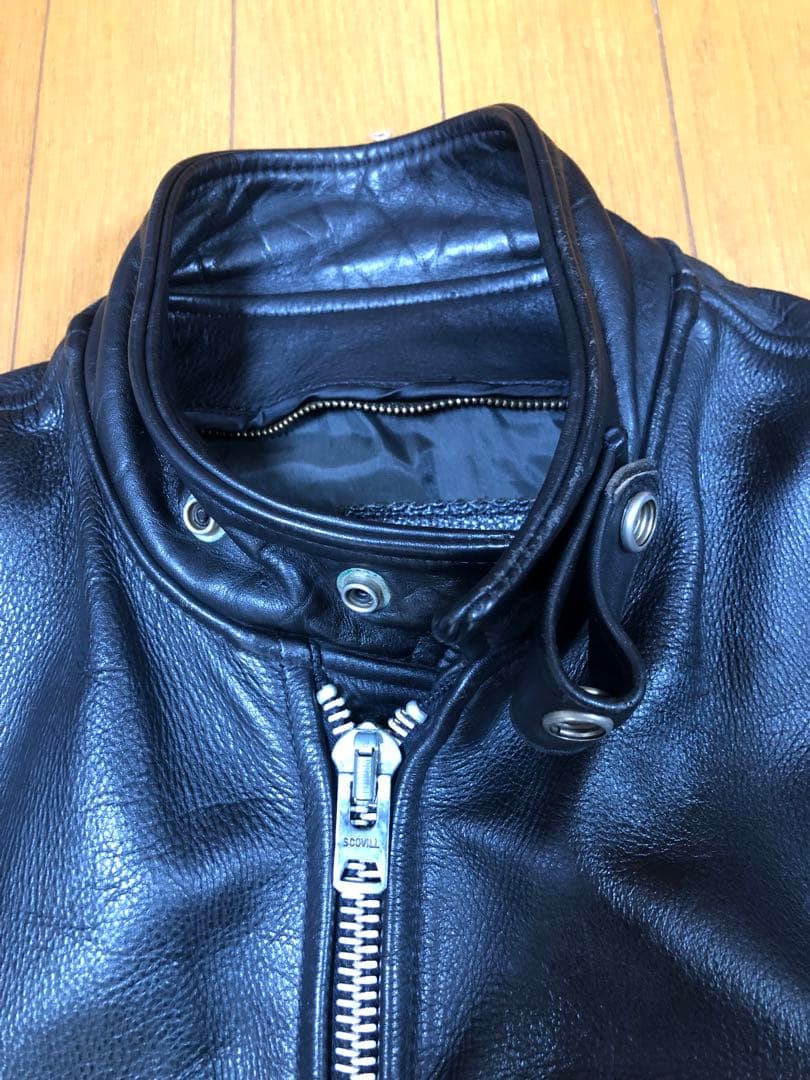 【USA製】90s BRANDED GARMENTS オーチャード 革ジャン