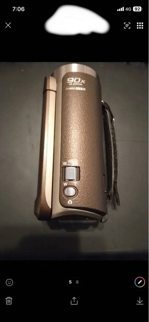 ビデオカメラ　Panasonic HC-W580M