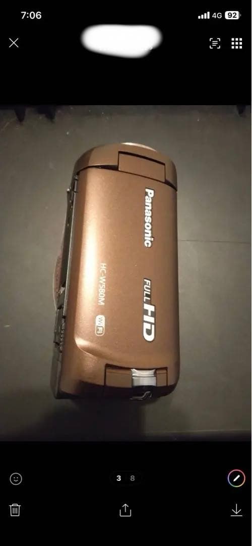 ビデオカメラ　Panasonic HC-W580M