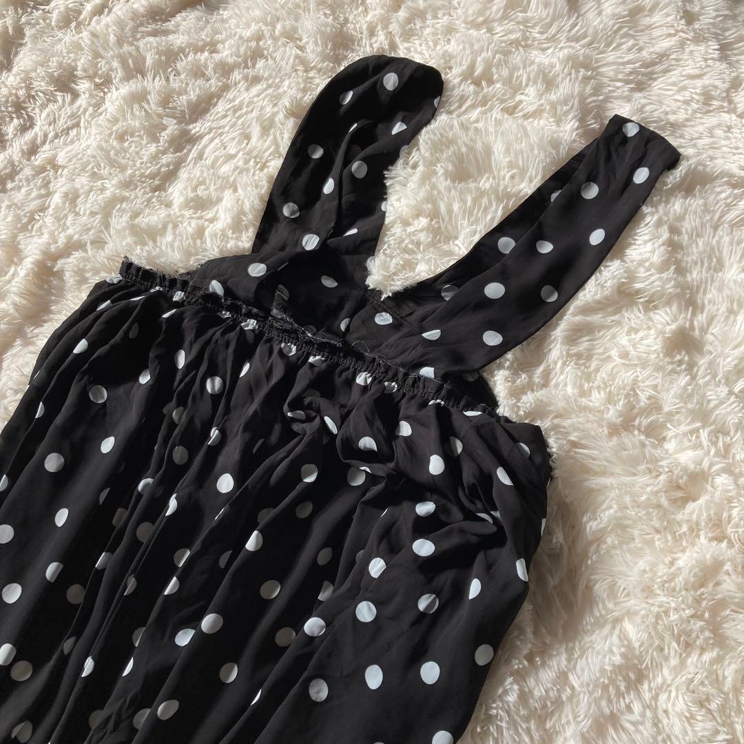 ★コムデギャルソンコムデギャルソン★吊りスカート★AD2019★ドット★水玉★