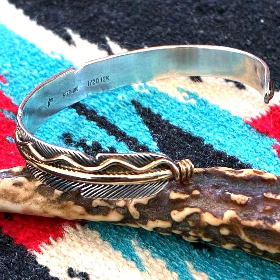 ゆ☆ ジョーメイス　フェザー12Kシルバーバングル