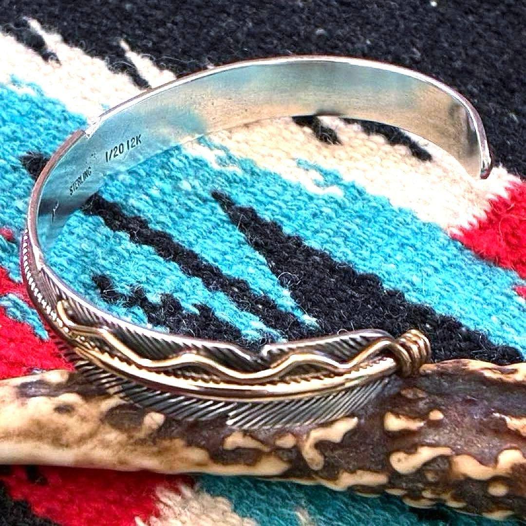 ゆ☆ ジョーメイス　フェザー12Kシルバーバングル