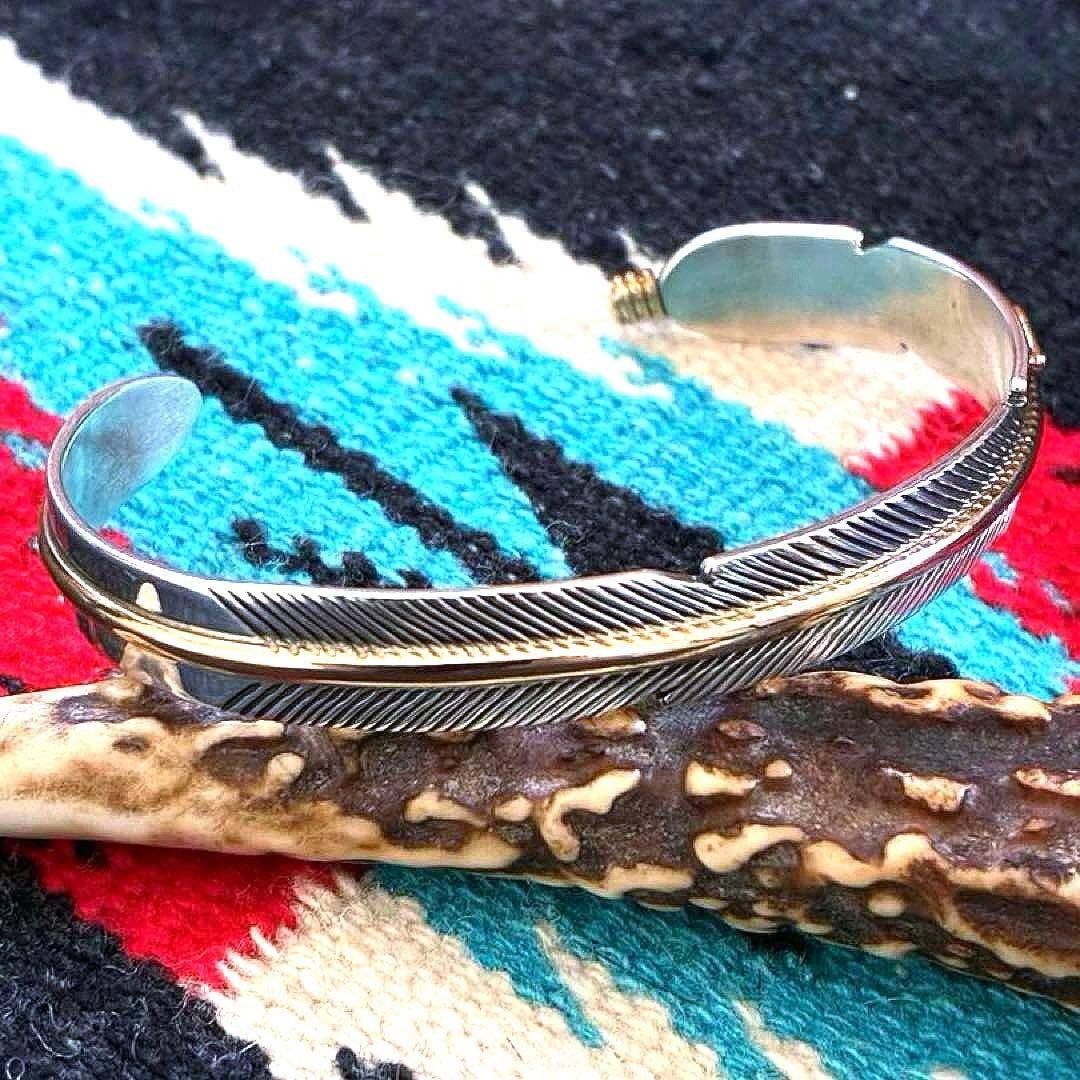 ゆ☆ ジョーメイス　フェザー12Kシルバーバングル