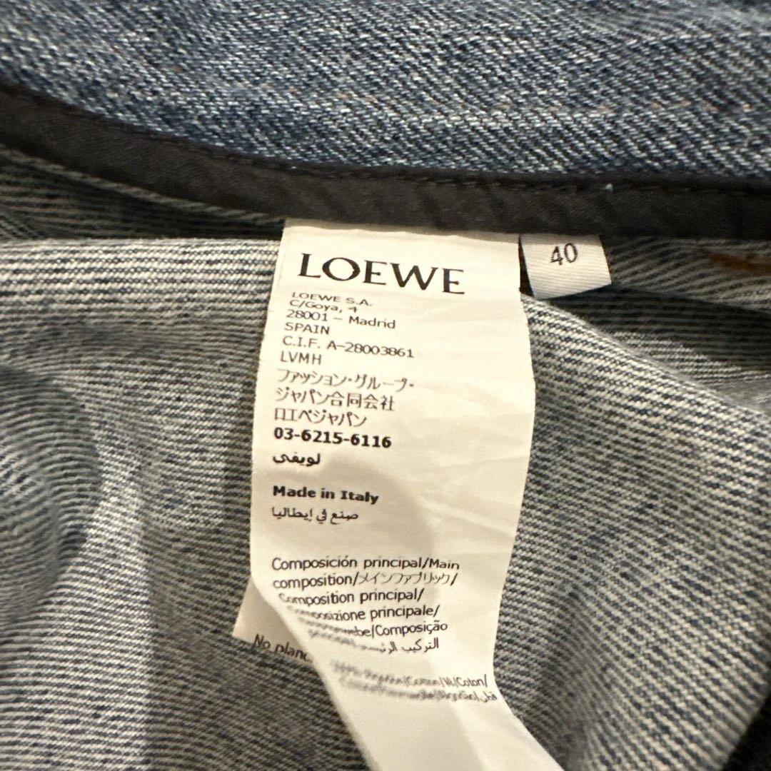 LOEWE ドレープ デニム 40