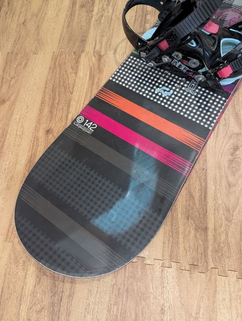 初心者におすすめ！柔らかめ！　RIDE 142cm スノーボード