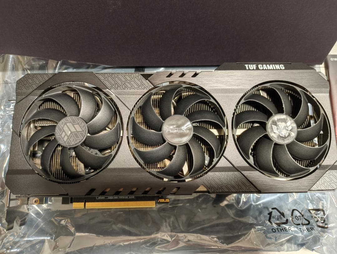 【箱付】ASUS TUF Gaming GeForce RTX 3070 8GB