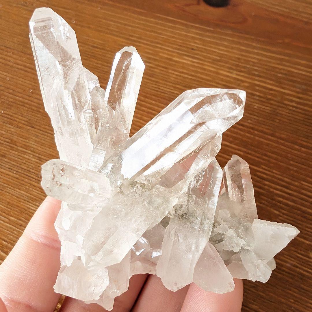 マニハール産　水晶　クラスター　E