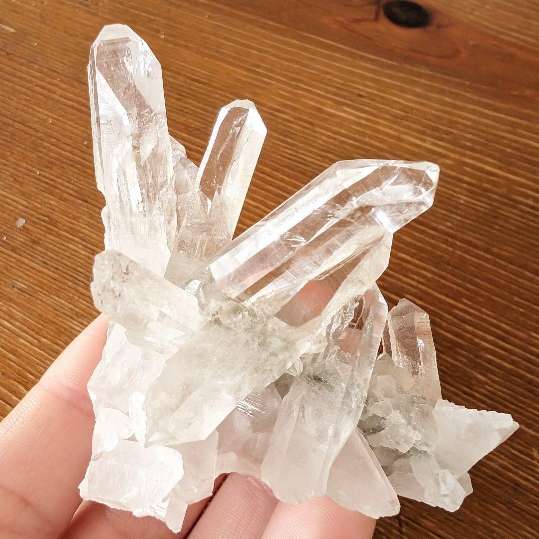 マニハール産　水晶　クラスター　E