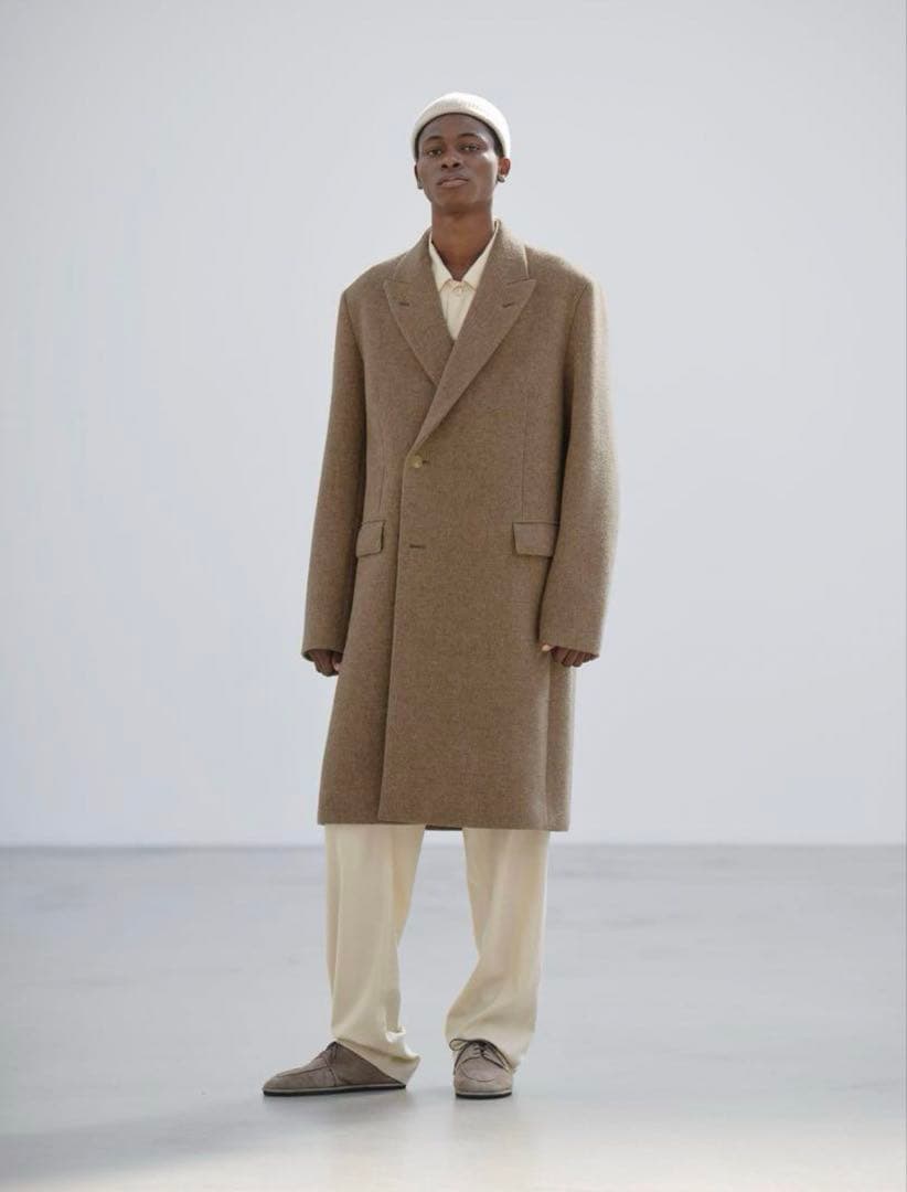 ジャケット・アウター AURALEE SPONGE WOOL MELTON COAT