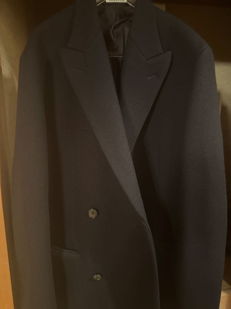 ジャケット・アウター AURALEE SPONGE WOOL MELTON COAT