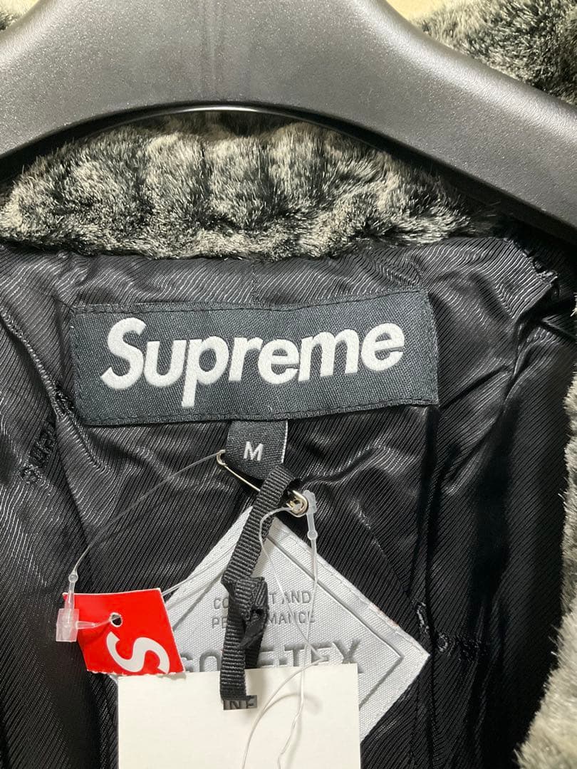 Supreme Croc Faux Fur Overcoat【Mサイズ】