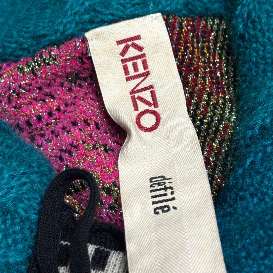 ジャケット・アウター 2005AW KENZO Runway long knit cardigan