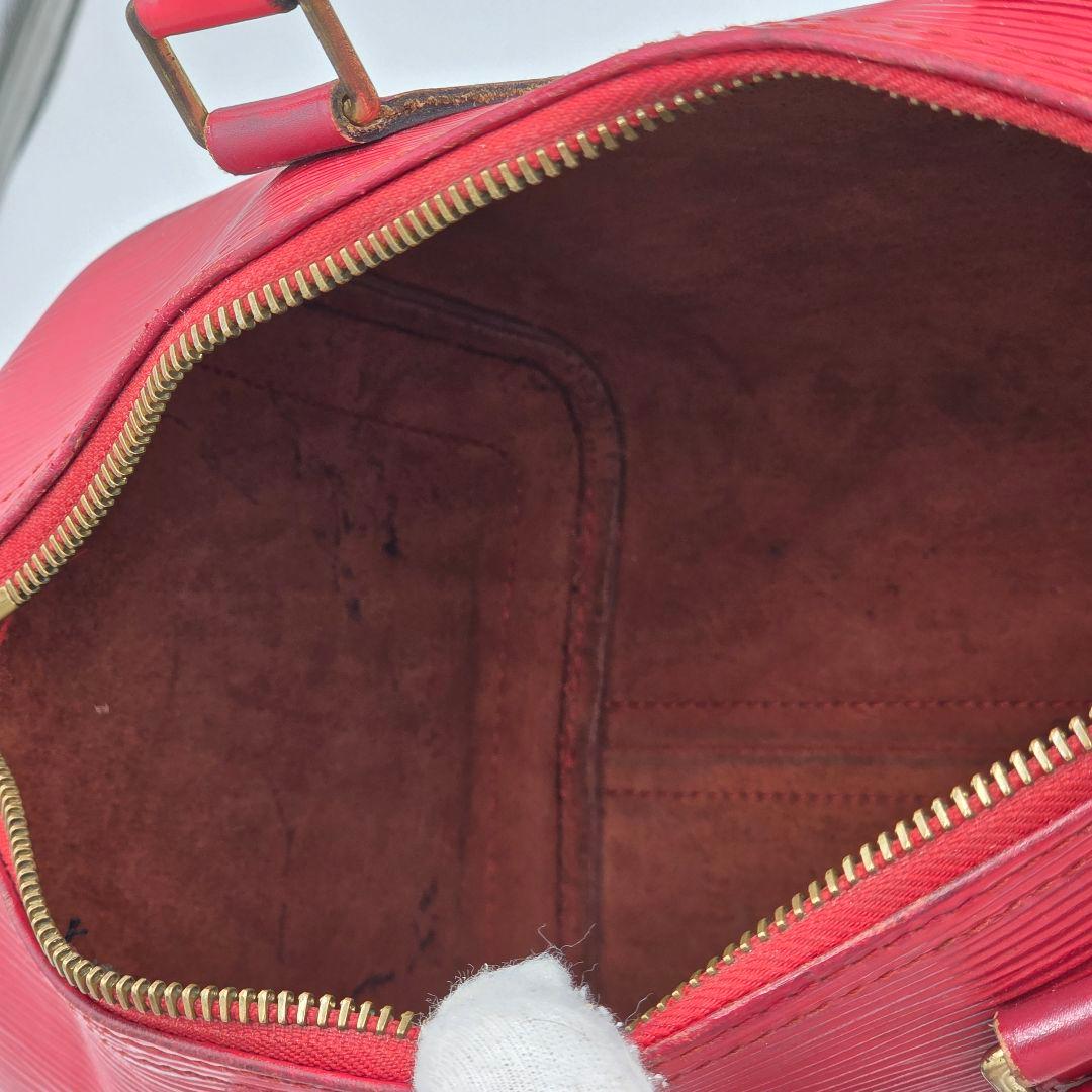 美品　ルイヴィトン エピ スピーディ 25 M59237 ミニボストンバッグ　赤