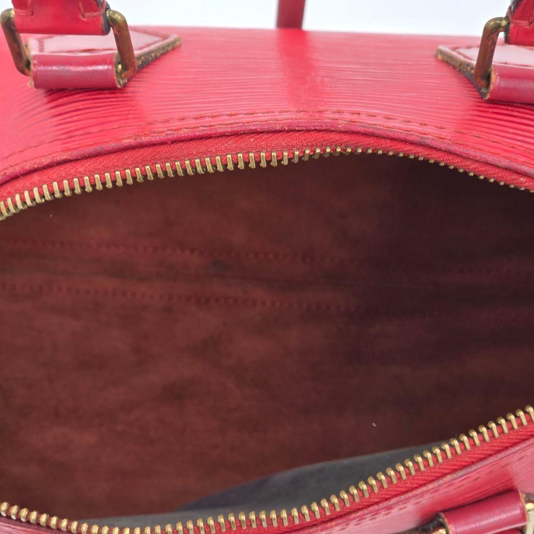 美品　ルイヴィトン エピ スピーディ 25 M59237 ミニボストンバッグ　赤