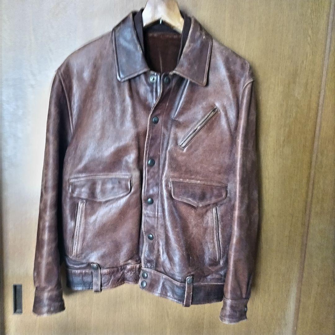 ６０ｓヴィンテージ革ジャン(日本製)