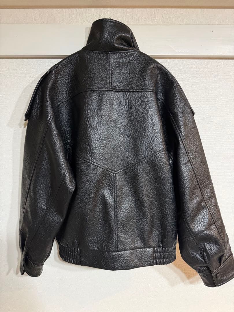 【laaan】ZARA フェイクレザージャケット Mサイズ