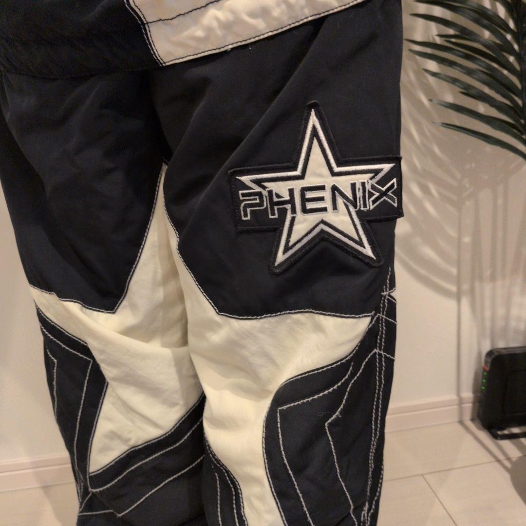 激シブ!!! PHENIX スノボ スキー ビブパンツ上下セット 星型総柄