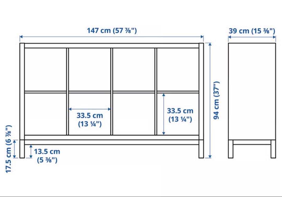 IKEA KALLAX カラックス＋下部フレーム付き